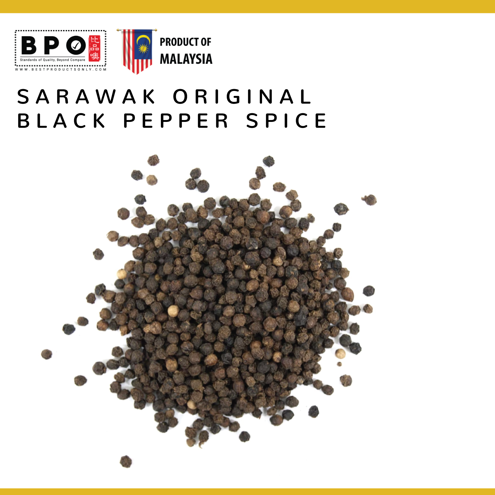 Sarawak Original Black Pepper Spice – BPO 比品噢